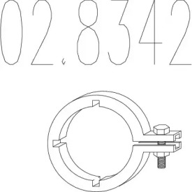 Соединительные элементы трубопровода MTS 02.8342