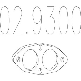 Прокладкa MTS 02.9300