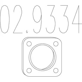 Прокладкa MTS 02.9334