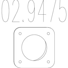 Прокладкa MTS 02.9475