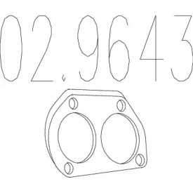 Прокладкa MTS 02.9643