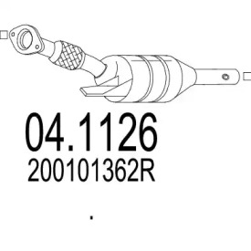 Катализатор MTS 04.1126