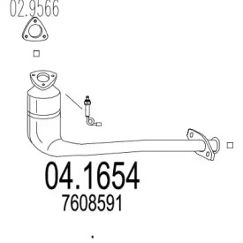 Катализатор MTS 04.1654
