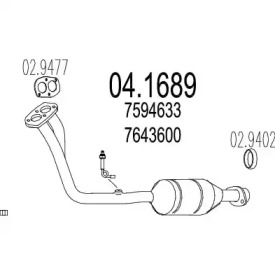 Катализатор MTS 04.1689