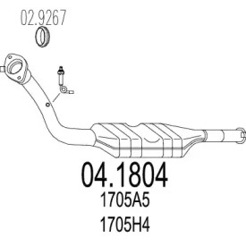 Катализатор MTS 04.1804