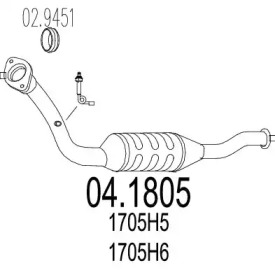 Катализатор MTS 04.1805