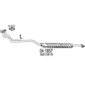 Катализатор MTS 04.1857