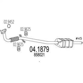 Катализатор MTS 04.1879