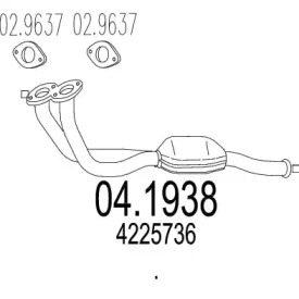 Катализатор MTS 04.1938