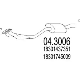 Катализатор MTS 04.3006