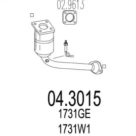 Катализатор MTS 04.3015