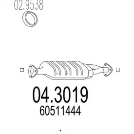 Катализатор MTS 04.3019