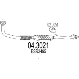 Катализатор MTS 04.3021