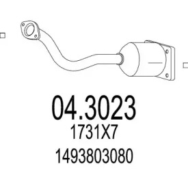 Катализатор MTS 04.3023