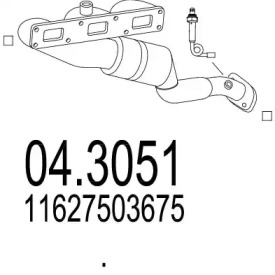 Катализатор MTS 04.3051