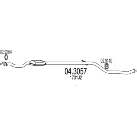 Катализатор MTS 04.3057