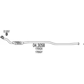 Катализатор MTS 04.3058