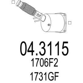 Катализатор MTS 04.3115