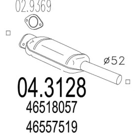 Катализатор MTS 04.3128