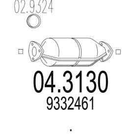 Катализатор MTS 04.3130