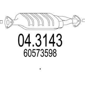 Катализатор MTS 04.3143