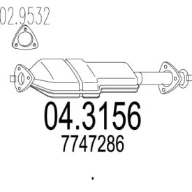Катализатор MTS 04.3156