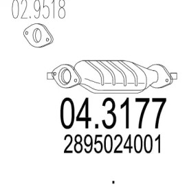 Катализатор MTS 04.3177