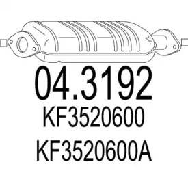 Катализатор MTS 04.3192