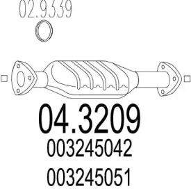 Катализатор MTS 04.3209