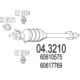 Катализатор MTS 04.3210