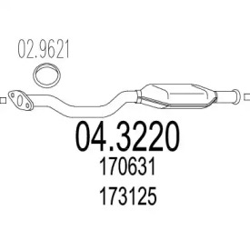 Катализатор MTS 04.3220