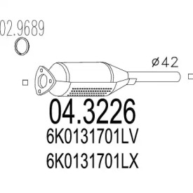 Катализатор MTS 04.3226
