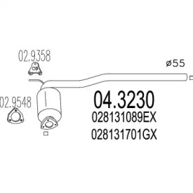 Катализатор MTS 04.3230