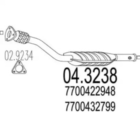 Катализатор MTS 04.3238