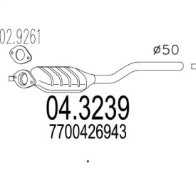 Катализатор MTS 04.3239