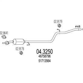 Катализатор MTS 04.3250