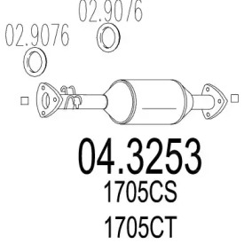 Катализатор MTS 04.3253