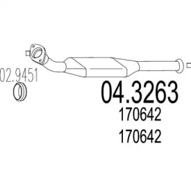 Катализатор MTS 04.3263