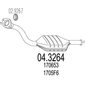 Катализатор MTS 04.3264