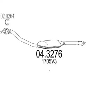 Катализатор MTS 04.3276