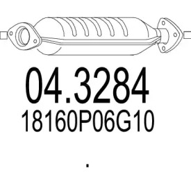 Катализатор MTS 04.3284