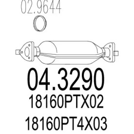 Катализатор MTS 04.3290