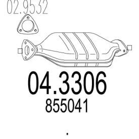 Катализатор MTS 04.3306
