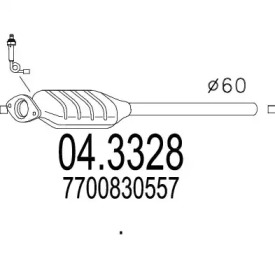 Катализатор MTS 04.3328