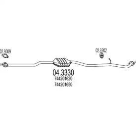 Катализатор MTS 04.3330