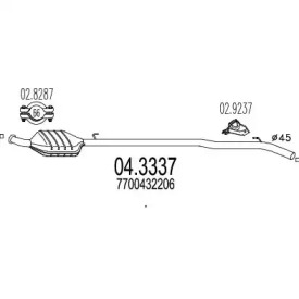 Катализатор MTS 04.3337