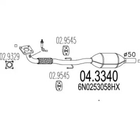 Катализатор MTS 04.3340