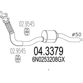 Катализатор MTS 04.3379
