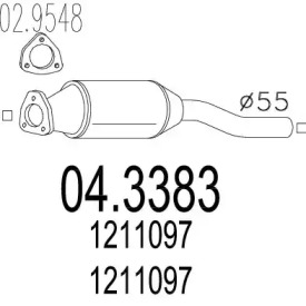 Катализатор MTS 04.3383