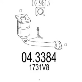 Катализатор MTS 04.3384